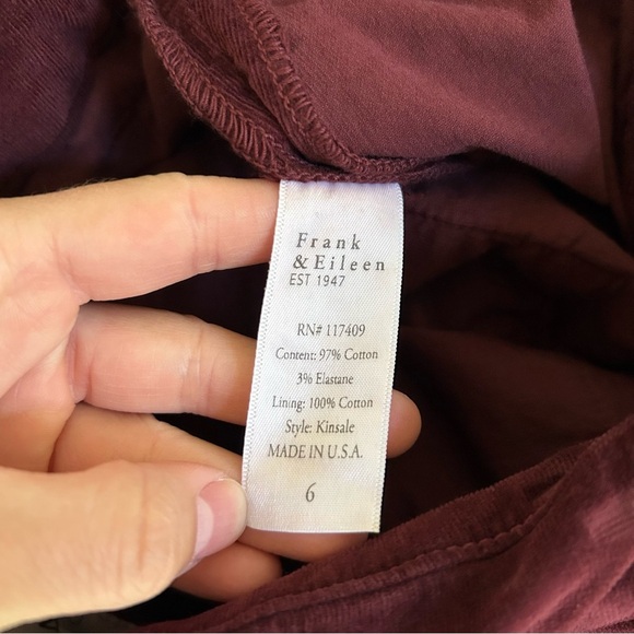 Frank & Eileen Kinsale pants red 6 - Picture 14 of 15